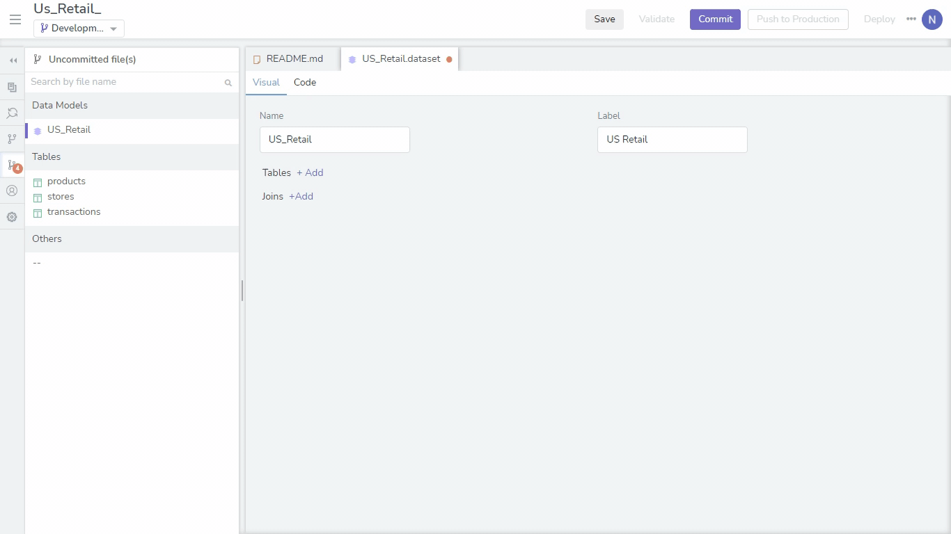 Create visual data models without learning a new language