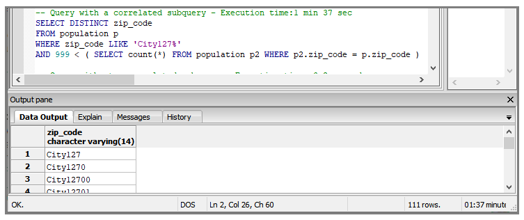Query With Correlated Subquery